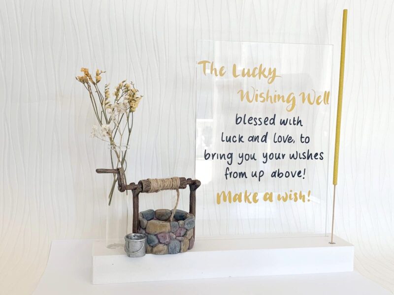 The lucky wishing well yellow Tenika Gifts